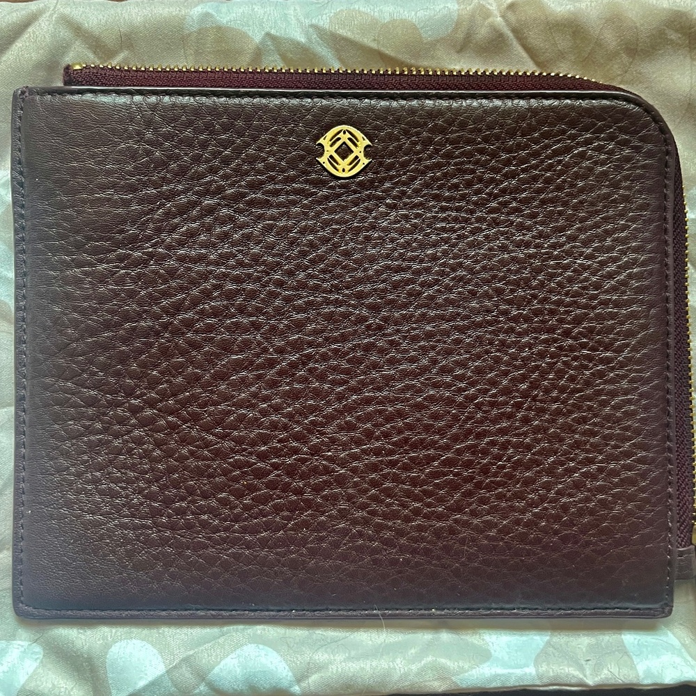Dagne Dover Oxblood Organizer/Pouch